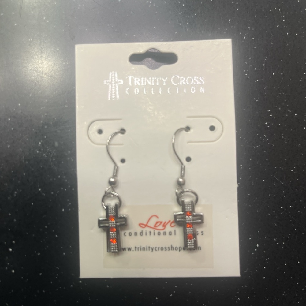 Cross earrings